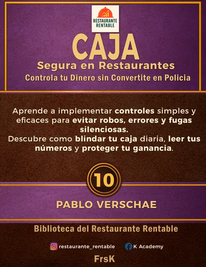 Portada de Caja Segura en Restaurantes