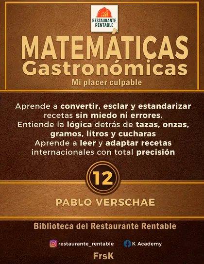 Portada de Matemáticas Gastronómicas